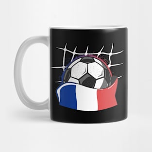 Soccer Lover Goal France Flag Football Mug